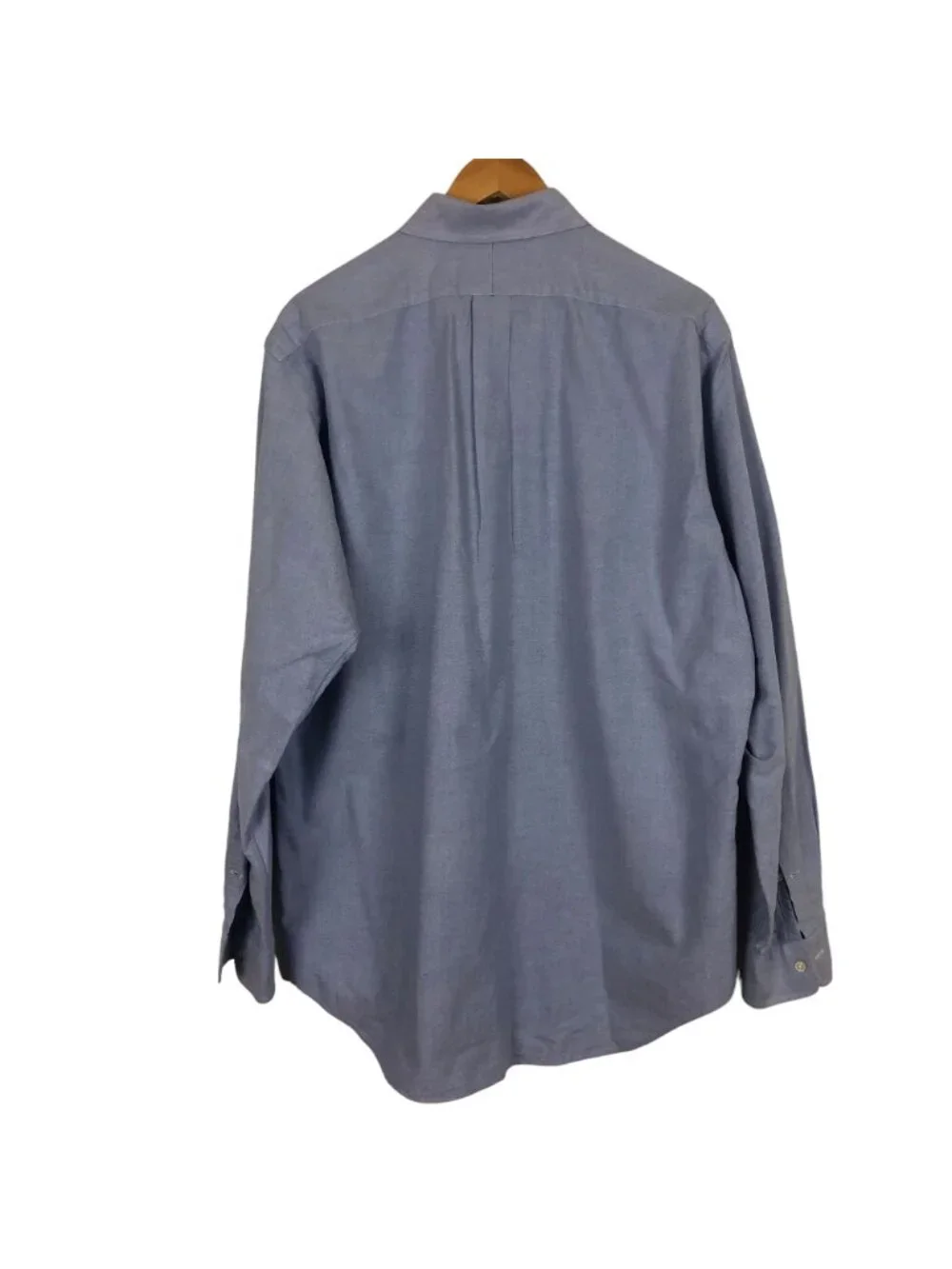 Vtg Ralph Lauren Oxford Button Down Shirt Sz 16-35 Yarmouth Chambray Cotton